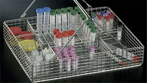 Uso de laboratório Casquete de malha de arame.jpg